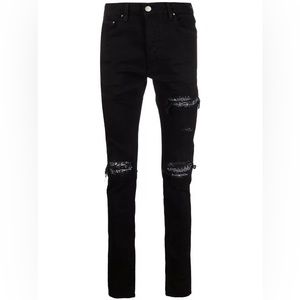 Amiri Men’s Crystal Skinny Jeans